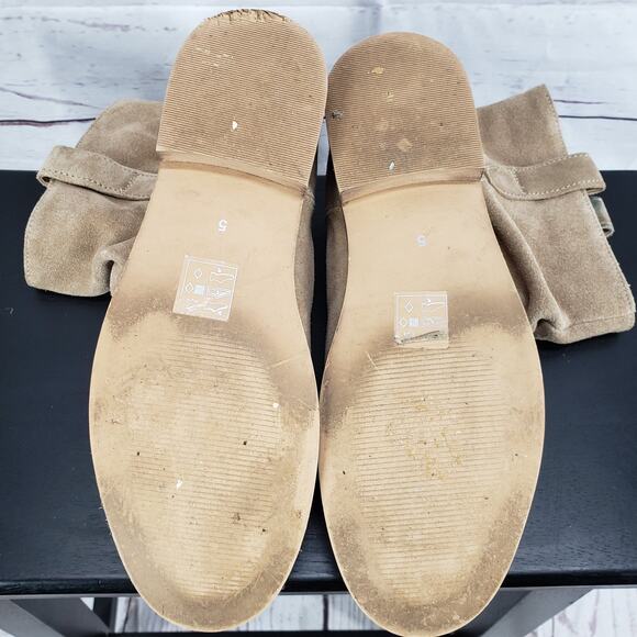 ASOS Women's Tan Faux Suede Western Ankle Boots Size 5 - Picture 10 of 12